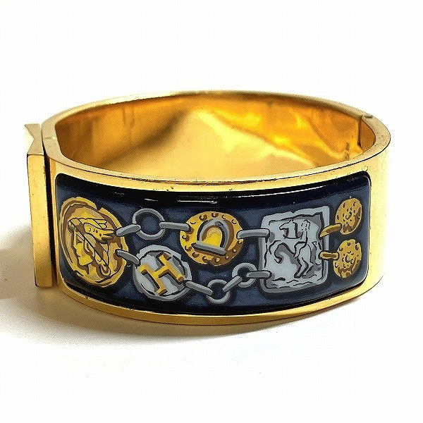 Hermes Enamel Bangle for Women in Good Condition