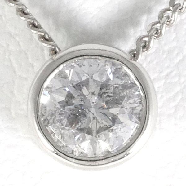 Platinum PT900 PT850 Diamond Necklace 0.30ct