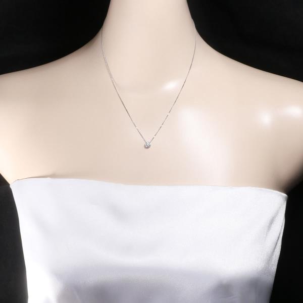 Platinum PT900 PT850 Diamond Necklace 0.30ct