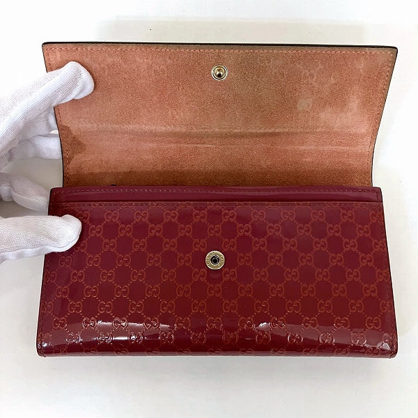 Gucci Micro GG Heart Lovely Long Wallet 251861 534563 in Good Condition