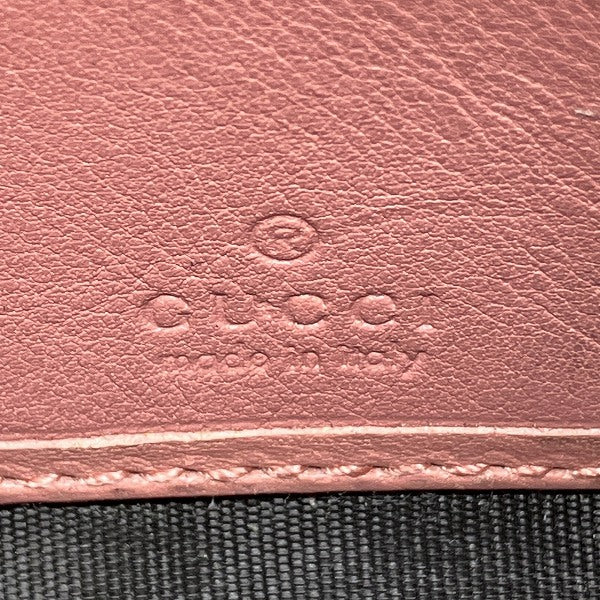 Gucci Micro GG Heart Lovely Long Wallet 251861 534563 in Good Condition