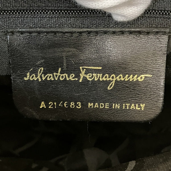 Salvatore Ferragamo Vara Leather Shoulder Bag