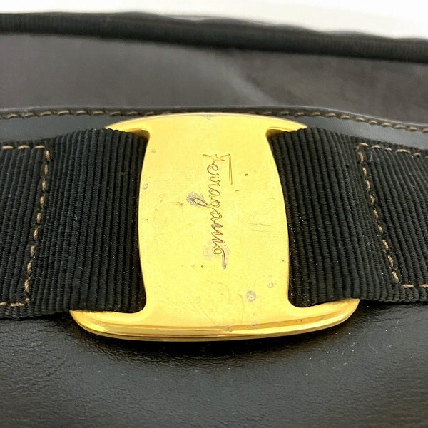 Salvatore Ferragamo Vara Leather Shoulder Bag