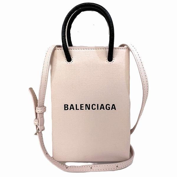 Balenciaga Leather Shopping Phone Holder Crossbody Bag 593826 in Pristine Condition