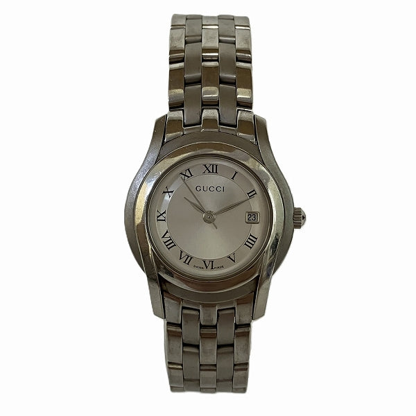 Gucci 5500L Quartz Silver Dial Stainless Steel Ladies Watch in Good Condition