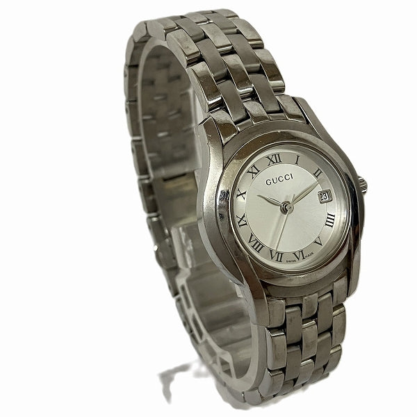 Gucci 5500L Quartz Silver Dial Stainless Steel Ladies Watch in Good Condition