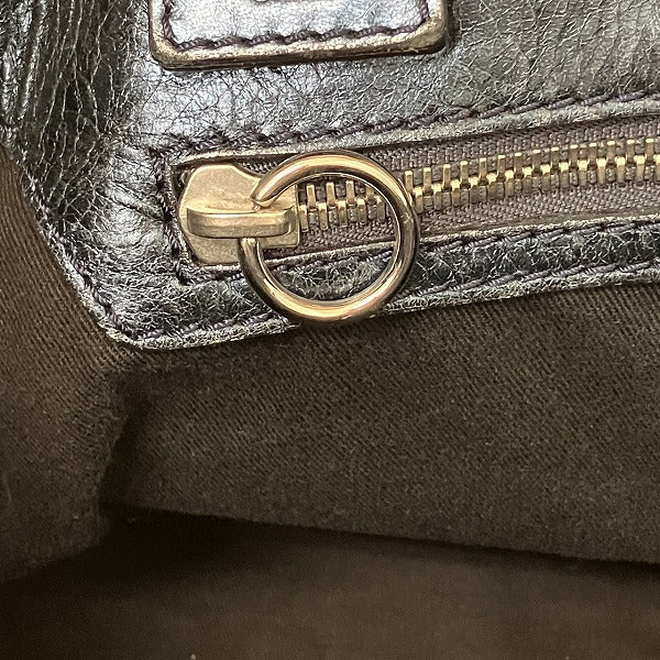 Chloe Denim Leather Tote Handbag in Good Condition