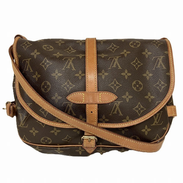 Louis Vuitton Monogram Saumur 30 Shoulder Bag M42256 in Good Condition