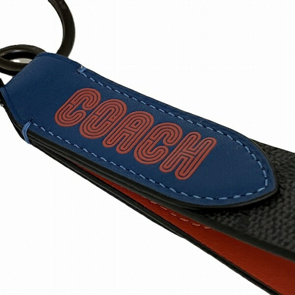 Coach Metal PVC Leather Keyring