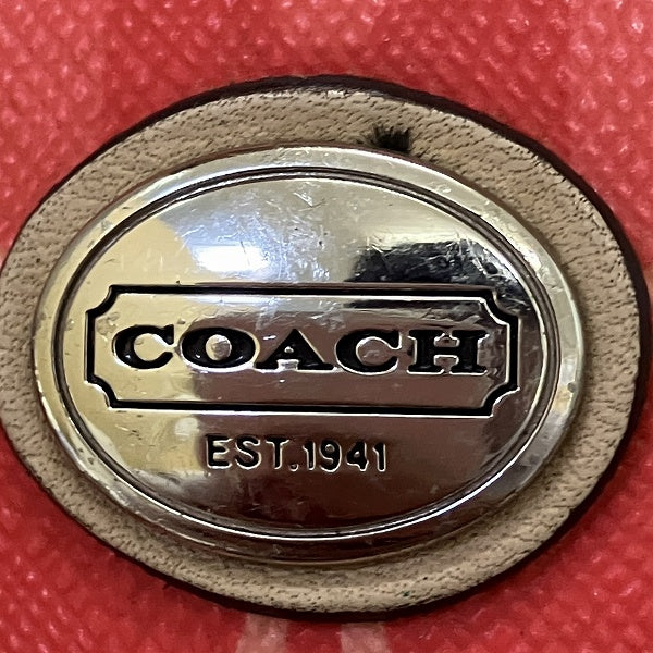 Coach Signature Mini Boston 2WAY Bag F50093 in Good Condition