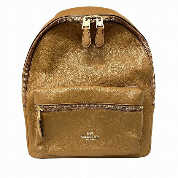 Coach Leather Charlie Pebbled Backpack F30550