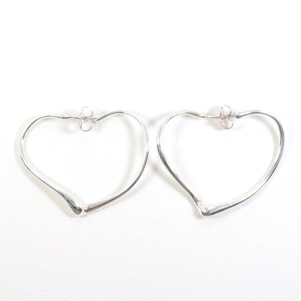 Tiffany Open Heart Silver Earrings