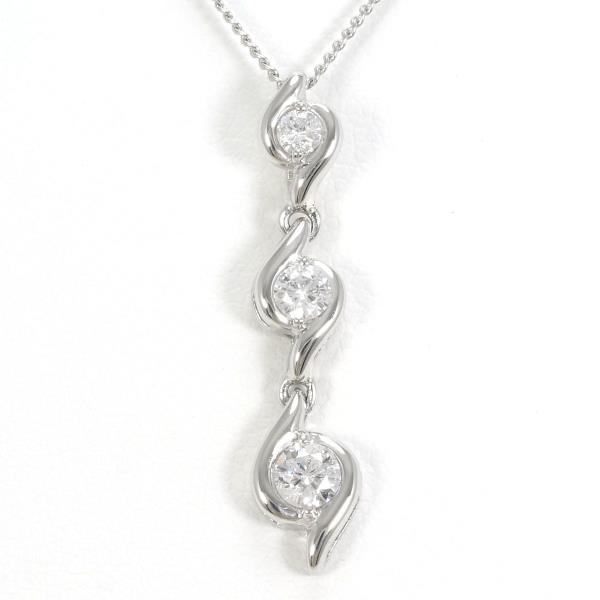 PT850 Platinum Diamond Necklace 0.30ct