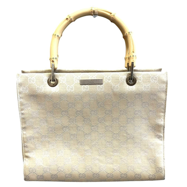 Gucci Bamboo Nylon Handbag