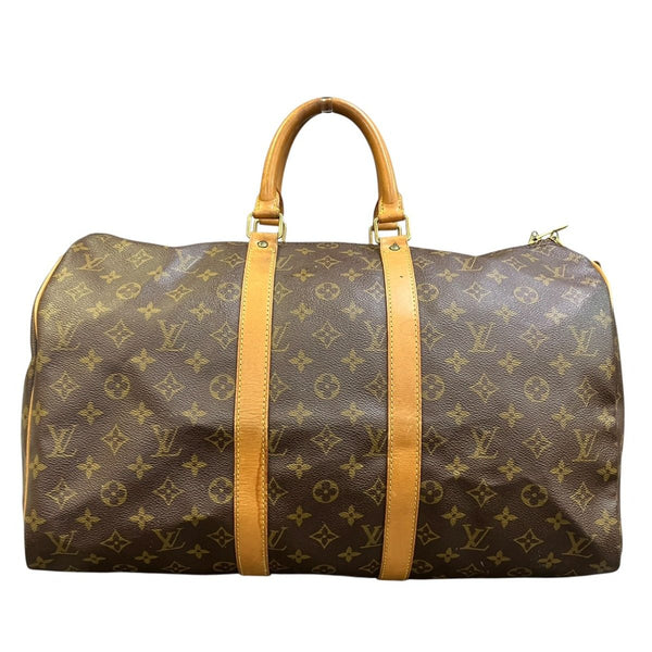 Louis Vuitton Keepall Bandouliere Monogram Boston Bag