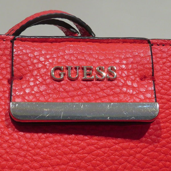 Guess Star Logo Leather Tote Bag