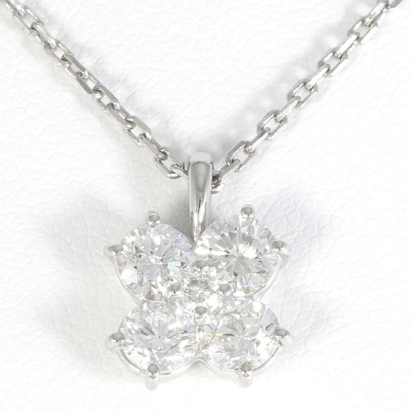 Platinum PT900 PT850 Diamond Necklace