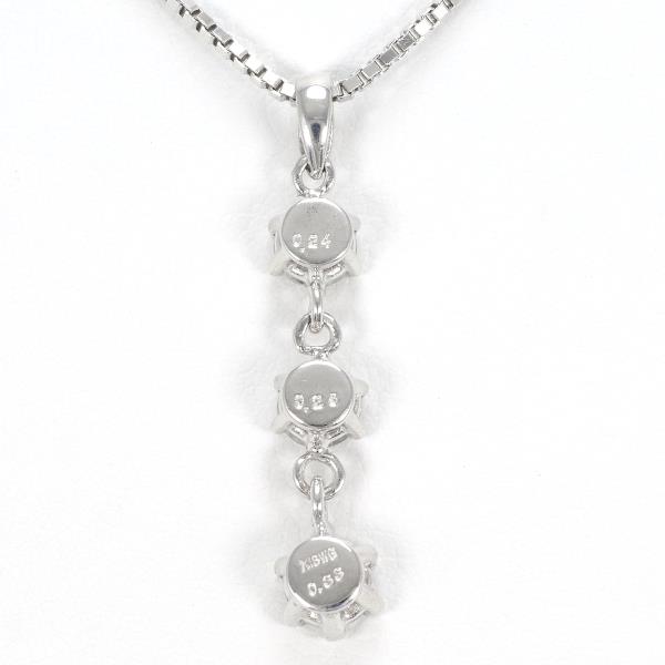 K18 White Gold Diamond Necklace 18K WG