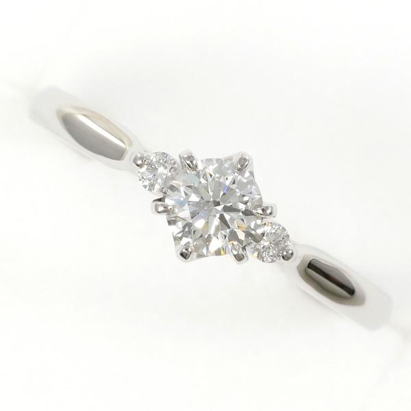 PT950 Platinum Diamond Ring 7 Size 0.255ct