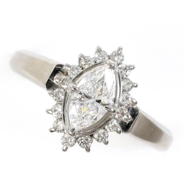 PT850 Platinum Diamond Ring 16