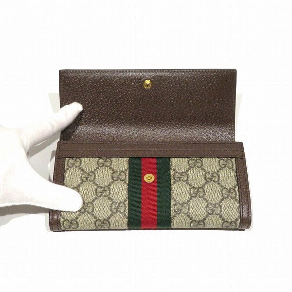 Gucci Ophidia GG Continental Long Wallet 523153 in Great Condition