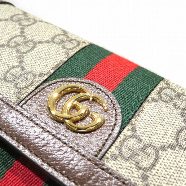 Gucci Ophidia GG Continental Long Wallet 523153 in Great Condition