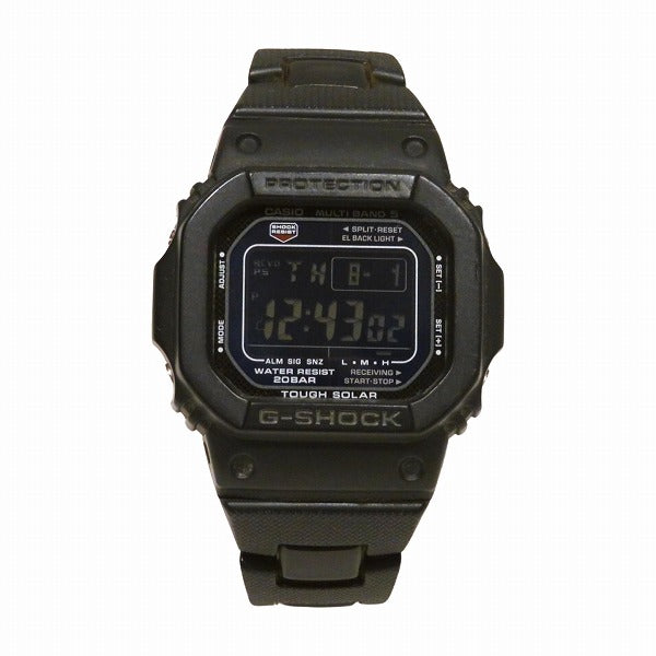 Casio G-Shock Digital Watch Composite Metal Band Solar GW-M5600BC-1JF in Good Condition