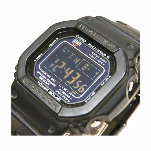 Casio G-Shock Digital Watch Composite Metal Band Solar GW-M5600BC-1JF in Good Condition