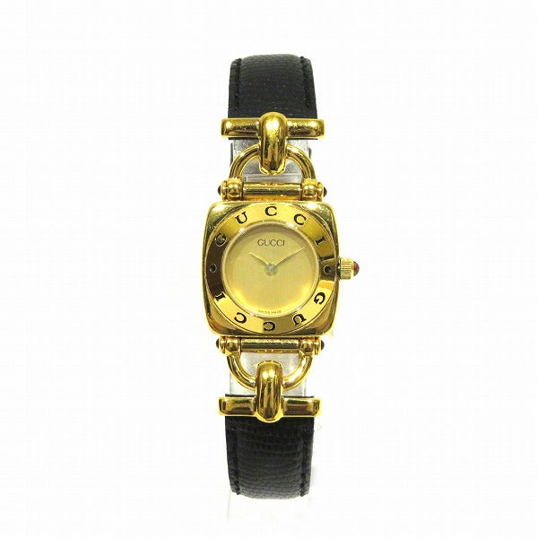 Gucci 6300L Quartz Gold Dial Ladies Watch in Good Condition