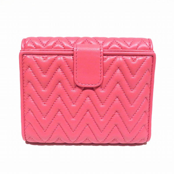 Miu Miu Matelassé Quilted Compact Wallet