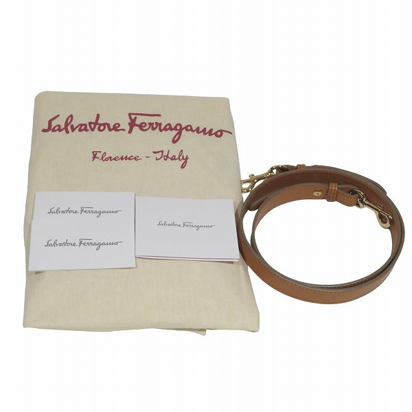 Salvatore Ferragamo Gancini 2WAY Leather Bag