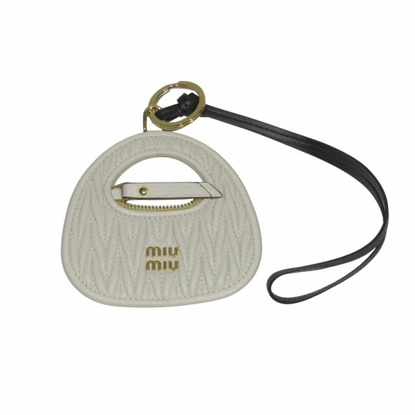 Miu Miu Wonder Leather Keyring