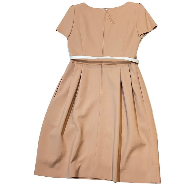 Foxey Beige Pink Wool Dress