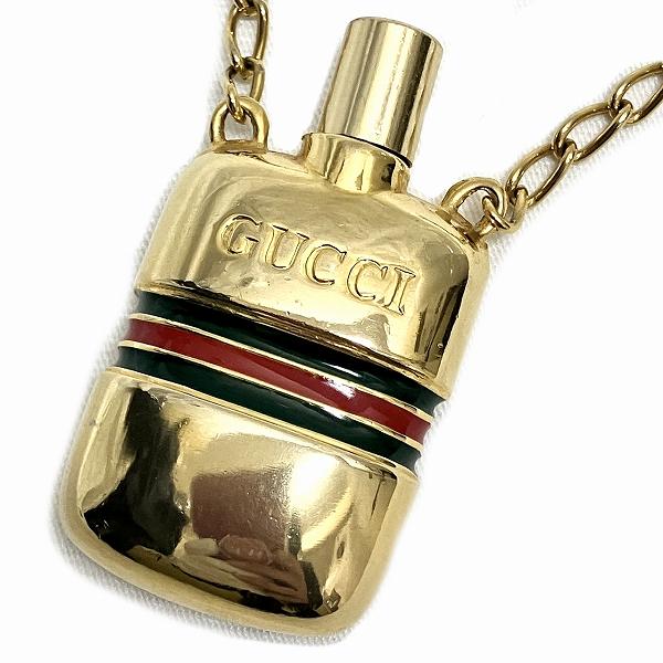 Gucci Perfume Bottle Necklace 76cm in Good Condition