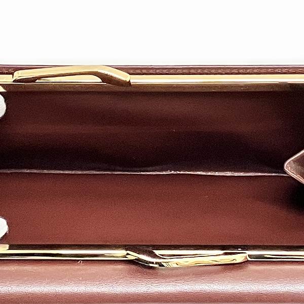 Cartier Must Leather Long Wallet Trifold in Pristine Condition