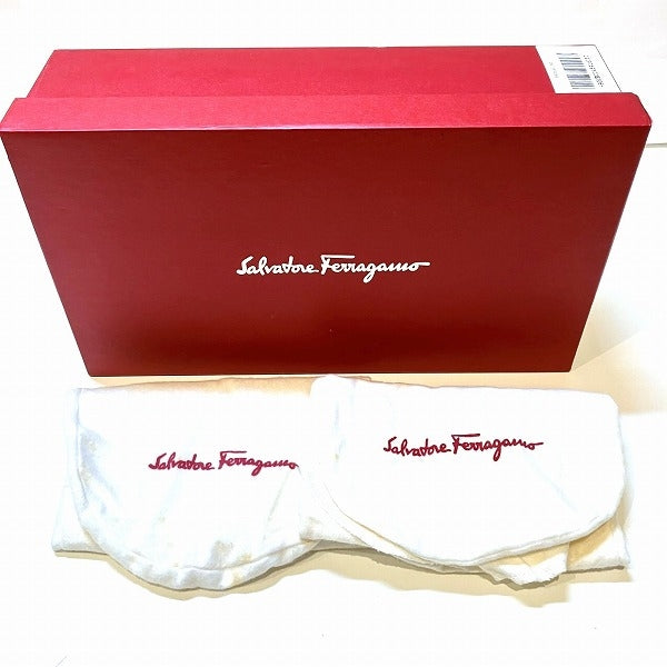 Salvatore Ferragamo Leather Pumps Beige Ribbon