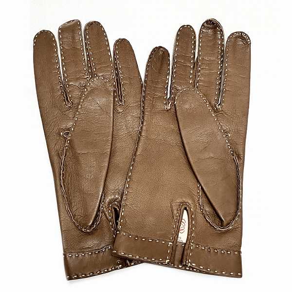 Loewe Leather Gloves Size 7.5 in Great Condition