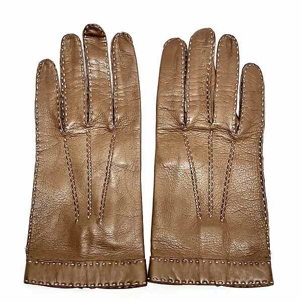 Loewe Leather Gloves Size 7.5 in Great Condition