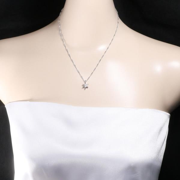 Platinum PT900 PT850 Diamond Necklace