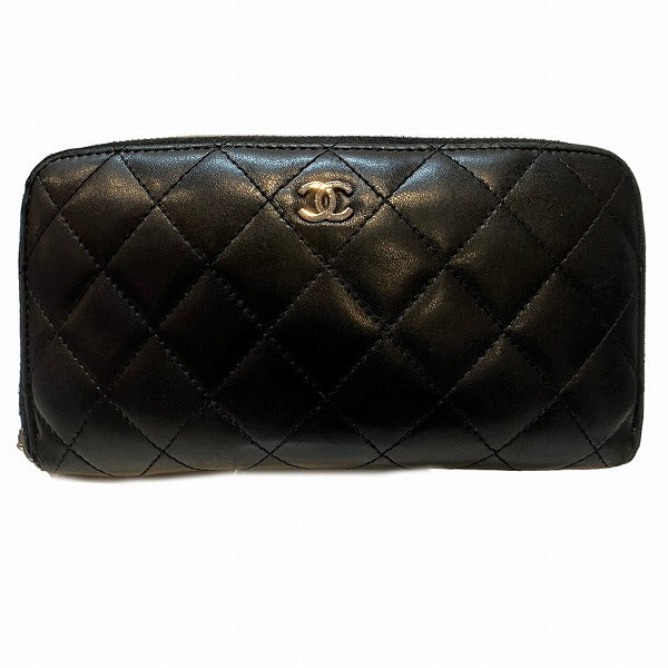 Chanel Matelasse Lambskin Long Wallet A50097