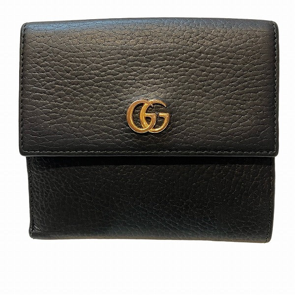 Gucci GG Marmont Compact Leather Wallet 456122 in Great Condition