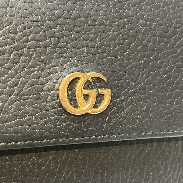 Gucci GG Marmont Compact Leather Wallet 456122 in Great Condition