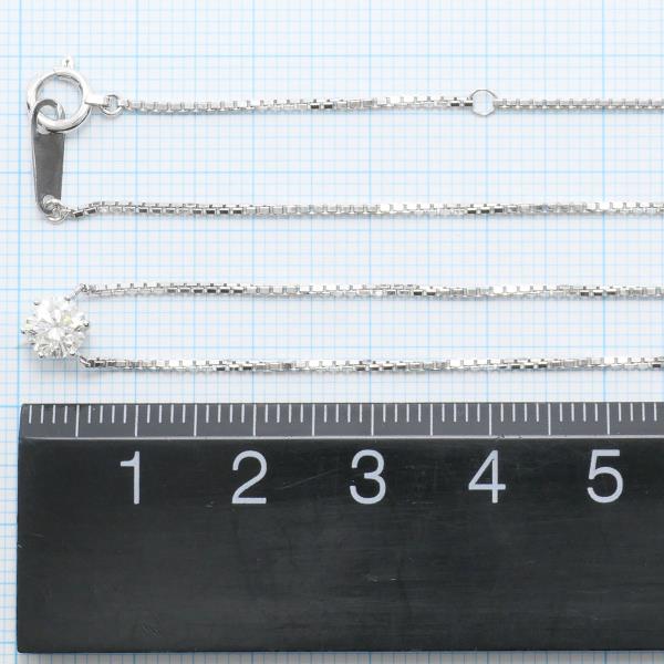 PT850 Platinum Diamond Necklace 0.539 SI2 in Excellent Condition