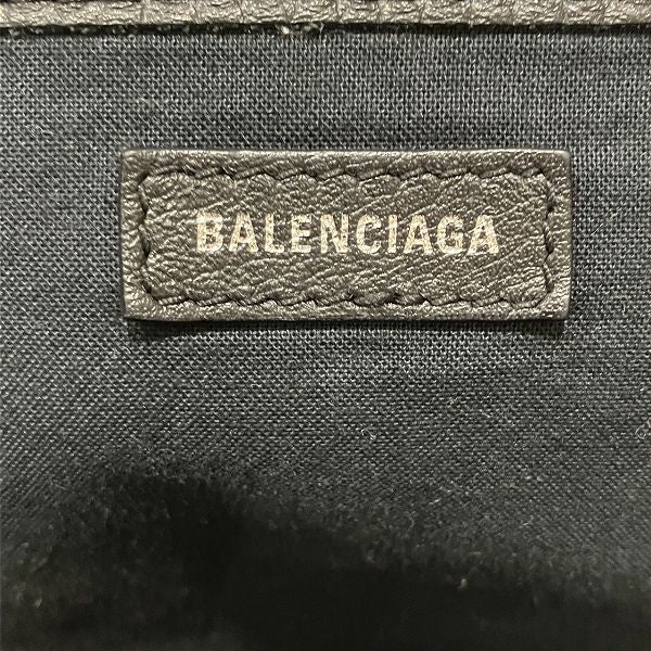 Balenciaga Navy Cabas S Leather Handbag 339933