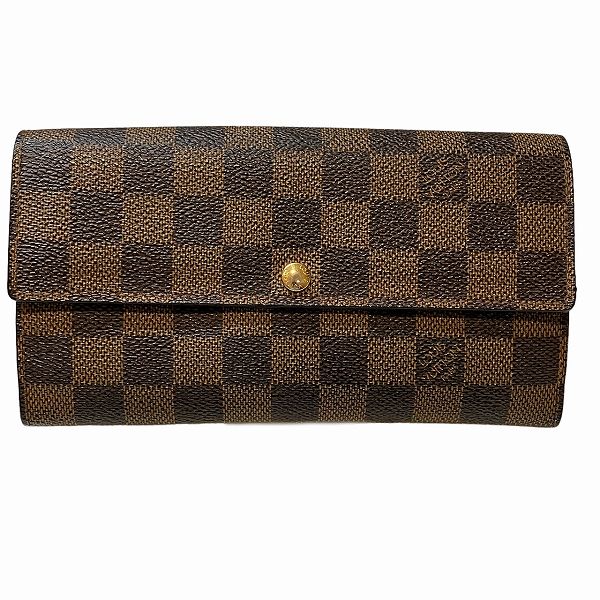 Louis Vuitton Damier Portefeuille Sarah Long Wallet N61734 in Good Condition