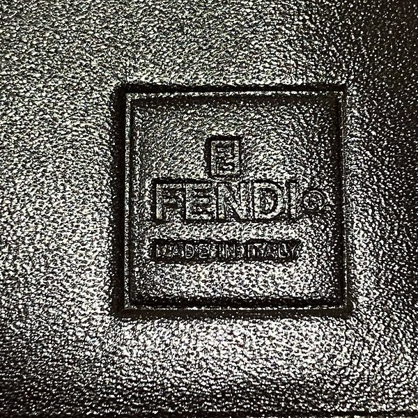 Fendi Zucca Canvas Leather Trifold Wallet 2251-30794 in Good Condition