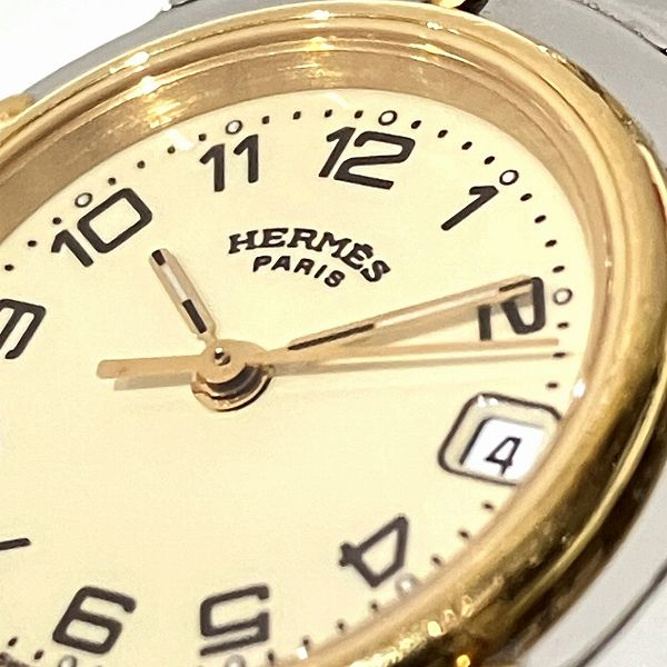 Hermes Clipper Quartz Watch CL4 220 in Good Condition