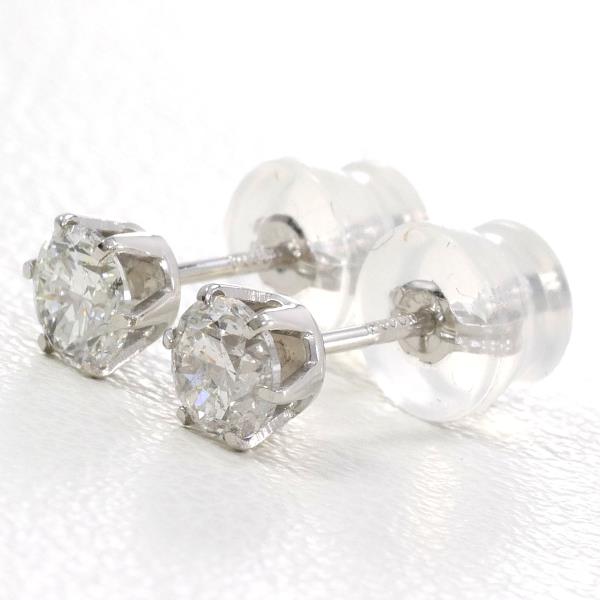 PT900 Platinum Diamond Earrings 0.316ct 0.302ct SI2 in Great Condition