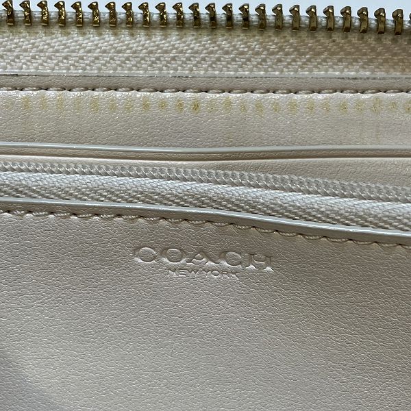 Coach Signature Stripe Zip Wallet F54630