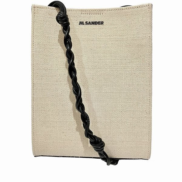 Jil Sander Small Canvas Leather Shoulder Bag